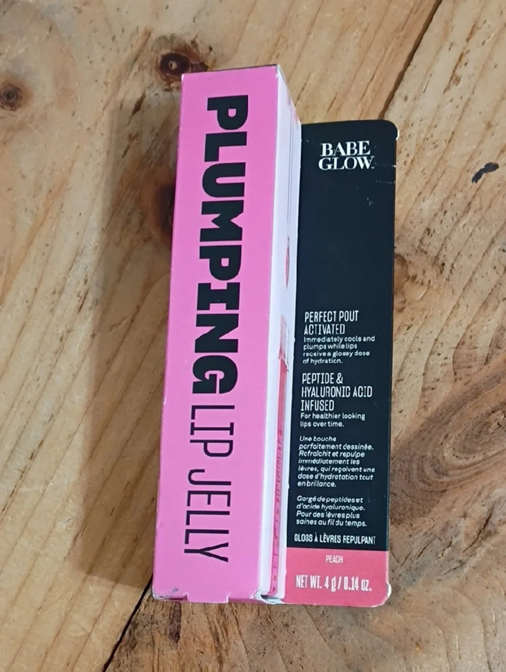 Babe Glow Plumping Lip Jelly Babe Original in Peach NWT